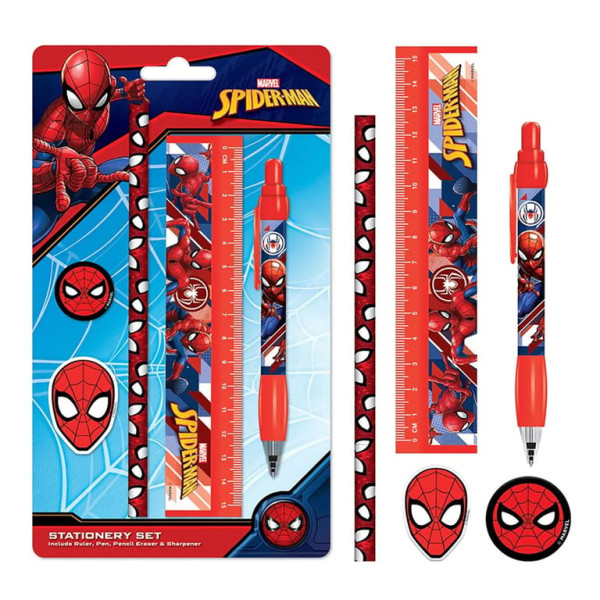 Spider-man Web Strike Stationery Set v2