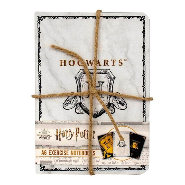 Harry Potter - A6 Notebooks 3PK - Hogwarts Shield