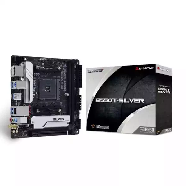 Matična ploča AM4 Biostar B550T-SILVER DPHDMIM.2