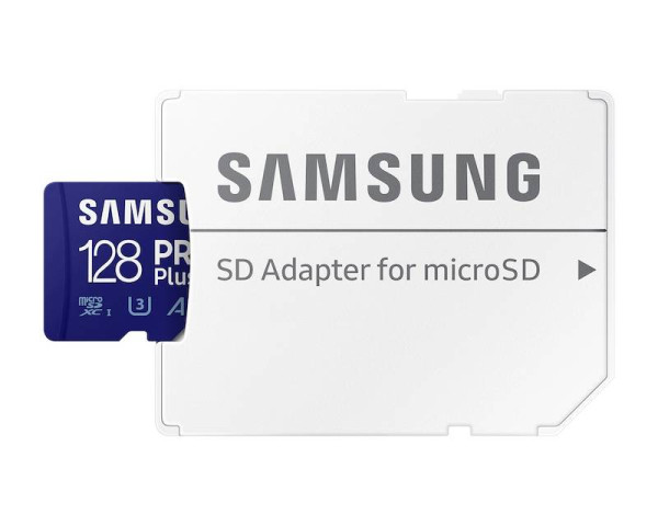 SAMSUNG Memorijska kartica PRO PLUS MicroSDXC 128GB U3 + Adapter MB-MD128SA