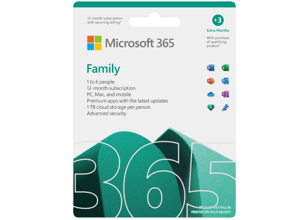 Licenca MICROSOFT Retail Microsoft 365 FamilyP8 32bit64bit English6 korisnika1 godina' ( '6GQ-01561' )