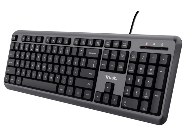 Tastatura TRUST ODY žična/US/crna