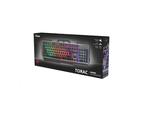Tastatura TRUST GXT856 TORAC Metal žičnaRGBgamingcrna' ( '23577' ) 