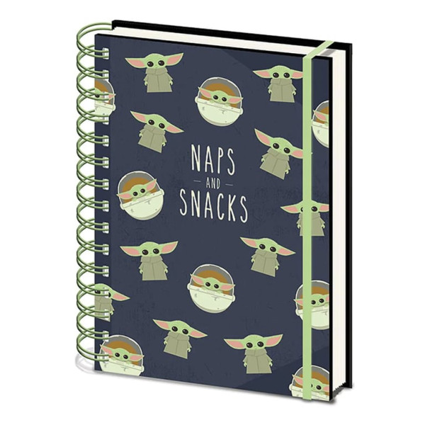 Star Wars: The Mandalorian (Naps and Snacks) A5 Notebook