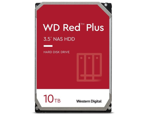 WD 10TB 3.5 inča SATA III 256MB 7.200rpm WD101EFBX Red Plus hard disk