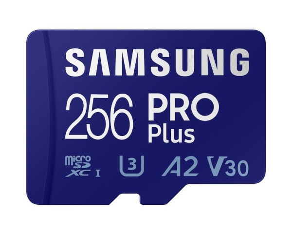 SAMSUNG PRO PLUS MicroSDXC 256GB U3 + SD Adapter MB-MD256KA 