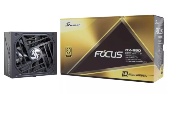 Napajanje 850W Seasonic Focus GX-850 Modularno 80+ Gold, SSR-850FX3