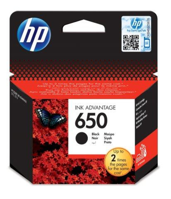 Cartridge HP CZ101AE No.650 Black