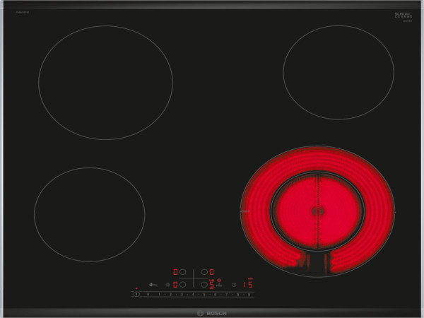 Ugradna ploča BOSCH PKF675FP2Estaklokeramička2 zone60cmcrna' ( 'PKF675FP2E' ) 