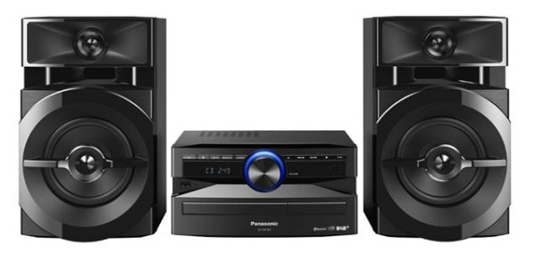 PANASONIC CDUSB Micro System SC-UX100E-K, slim, crni