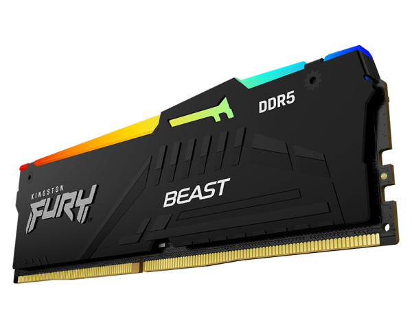 KINGSTON DIMM DDR5 32GB (2x16GB kit) 6000MT/s KF560C36BBEAK2-32 FURY Beast RGB EXPO 
