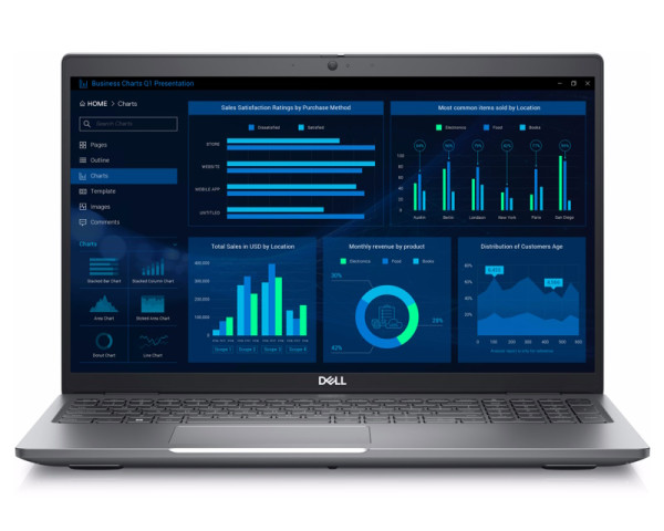 DELL Precision M3581 15.6 inch FHD 400 nits i7-13700H 16GB 512GB SSD RTX A1000 6GB Backlit SC Win11Pro 3yr ProSupport laptop 