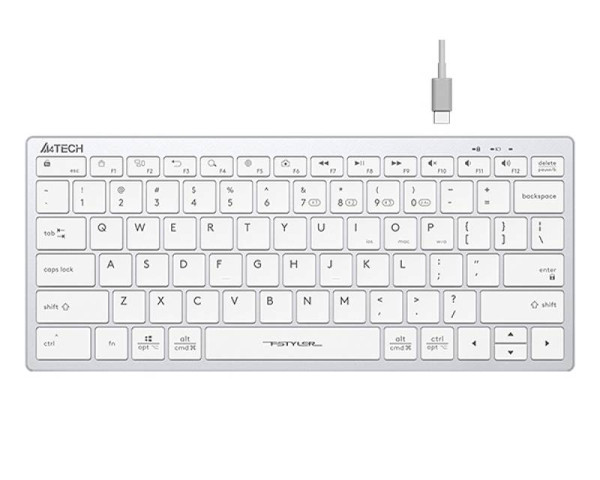 Bežična tastatura A4Tech FBX51C FSTYLER US Bela
