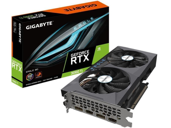 Graficka karta GIGABYTE RTX 3060Ti GV-N306TEAGLE OC-8GD 1.0 NVD8GBGDDR6256bitcrna' ( 'GV-N306TEAGLOC-8GD' ) 