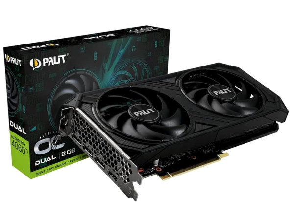 Grafička karta PALIT RTX4060Ti Dual OC NVD8GBGDDR6128bitcrna' ( 'NE6406TT19P1-1060D' )