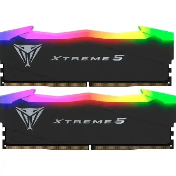 Memorija DDR5 32GB 2x16GB 7600MHz Patriot Viper Xtreme 5 RGB PVXR532G76C36K