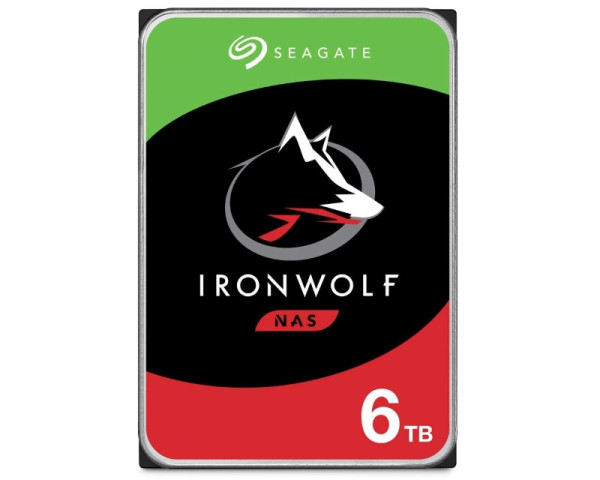 SEAGATE 6TB 3.5'' SATA III 256MB ST6000VN001 IronWolf NAS hard disk