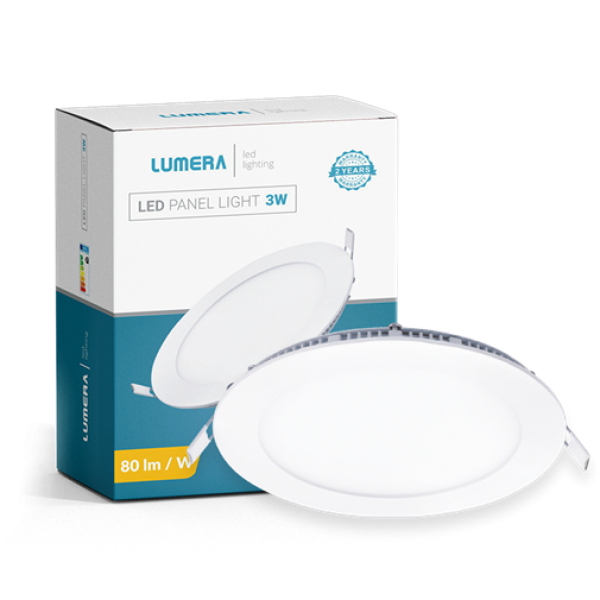 LED PANEL UGR OKR 3W LUMERA LM-202-3W 6500K