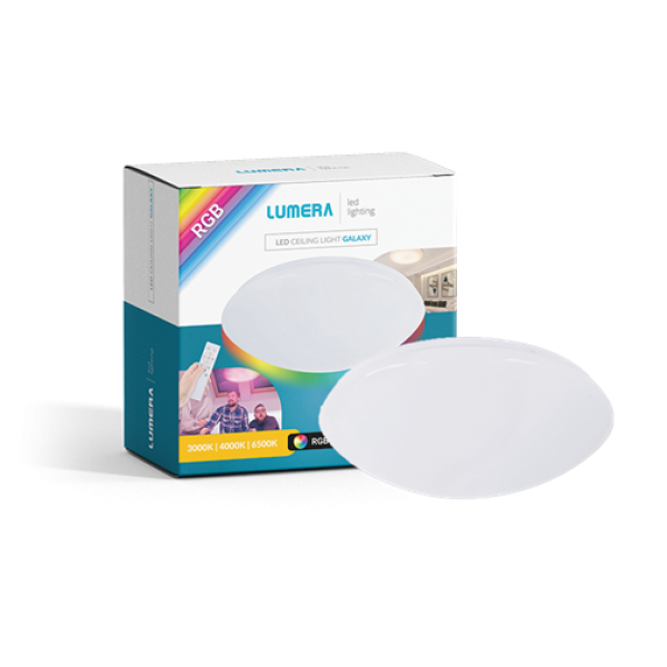 LED PLAFONJERA 24W LUMERA GALAXY FI38 RGB+3000-6500K DIMABILNA