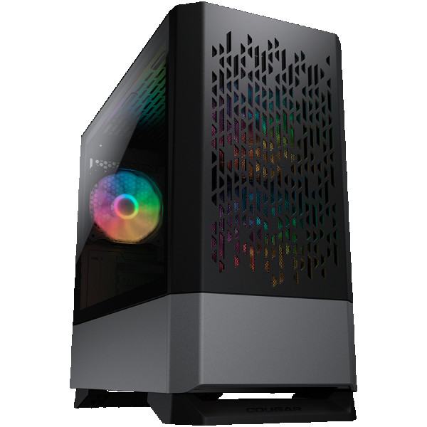 COUGAR MG140 Air RGB PC Case, Mini Tower, Black ( CGR-5JM8B-AIR-RGB )