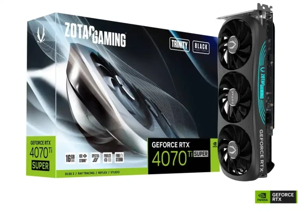 Grafička karta Zotac GAMING GeForce RTX 4070 TiSuper Trinity BlackEdition 16GB DDR6 256bit HDMI/3xDP