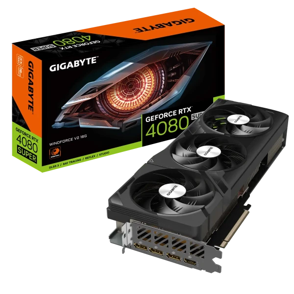 SVGA Gigabyte RTX4080 SUPER WINDFORCE V2 16GB GDDR6, GV-N408SWF3V2-16GD