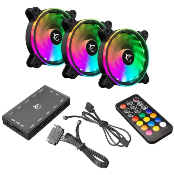 Case Cooler WHITE SHARK 1262-04-V Nebula-ARGB Kit 120x120mm