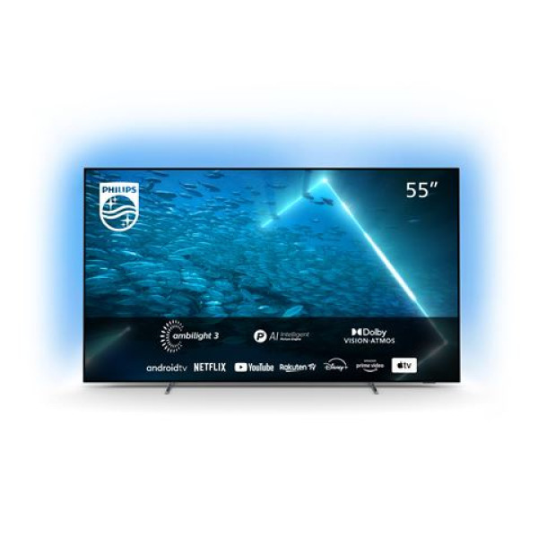 PHILIPS OLED TV 55OLED70712, 4K, 120hz, ANDROID, AMBILIGHT, CRNI