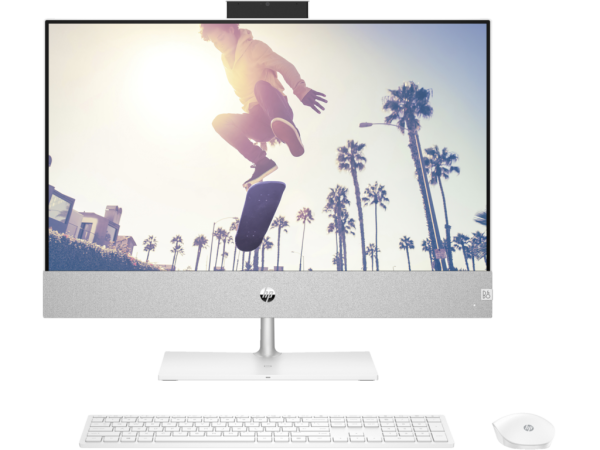 Računar HP Pavilion 24-ca0000nh AiO/DOS/23.8'' FHD AG IPS Touch/Ryzen 7-5700U/16GB/512GB/WiFi/3g/bela