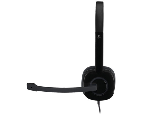 LOGITECH_ H151 Stereo Headset single jack slušalice sa mikrofonom crne 