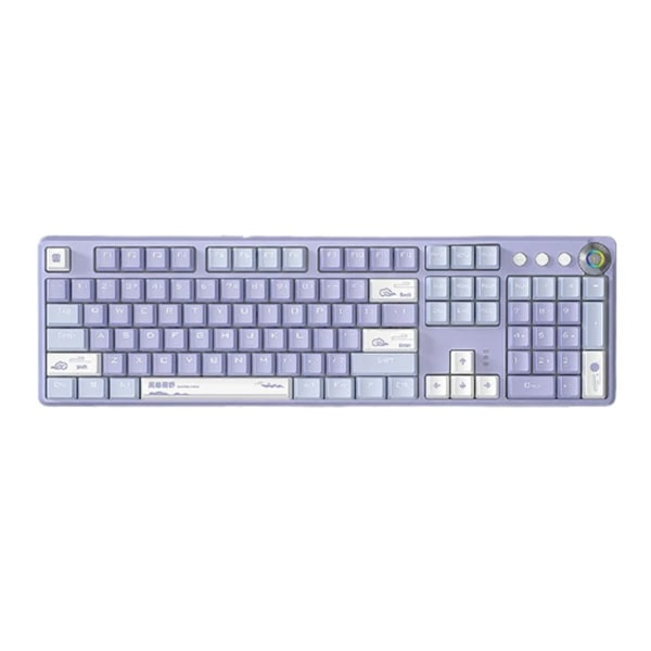 Tastatura AULA F2088PRO Purple/White, mehanicka