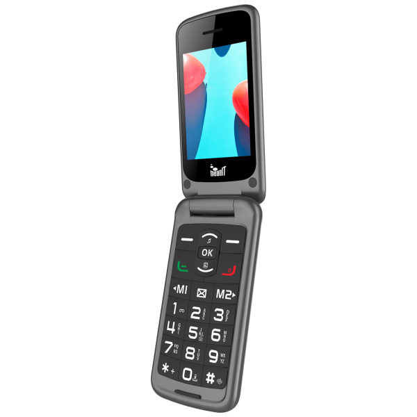 MeanIT Telefon mobilni, 2.8'' ekran, SOS dugme - SENIOR FLIP XL