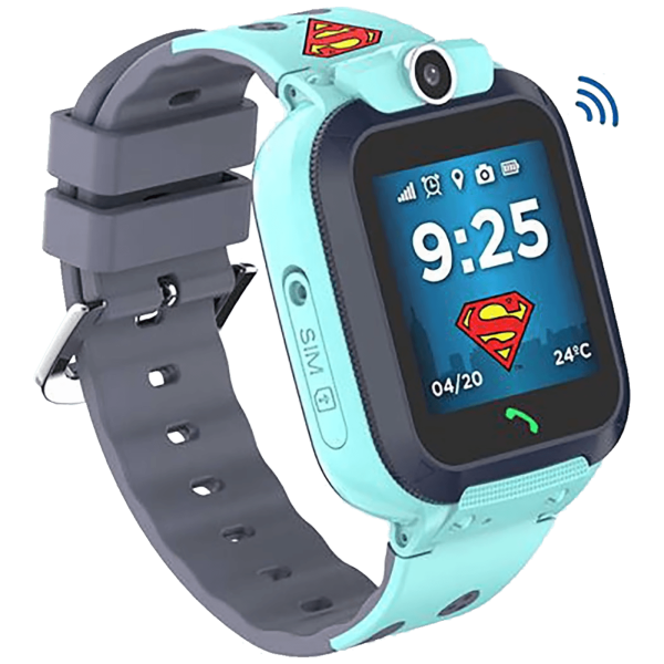 DC Pametan sat , Superman, SOS tipka, slot za SIM card - SUPERMAN Waterproof SmartWatch