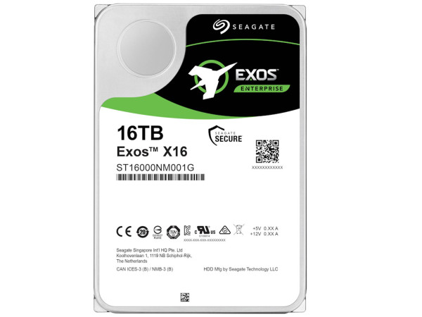 Hard disk SEAGATE Exos X16 ST16000NM001G interni/16TB/SATA 3/siva