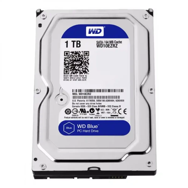Hard disk 1TB SATA3 Western Digital Caviar 64MB WD10EZRZ Blue