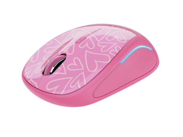 Miš TRUST Yvi FX bežični/1600dpi/roze