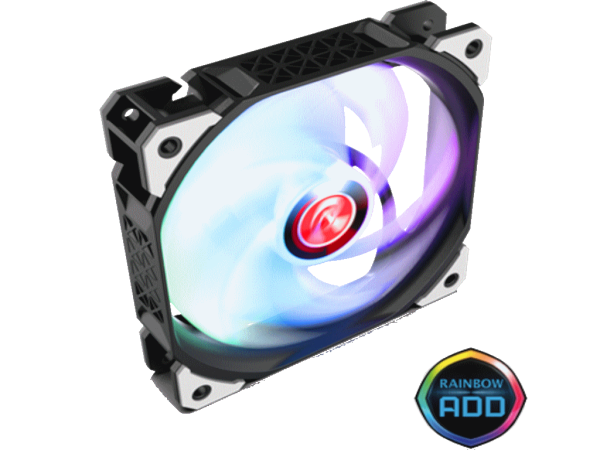 Kuler RAIJINTEK Ageras 12 ARGB-1 crna' ( '34259' )