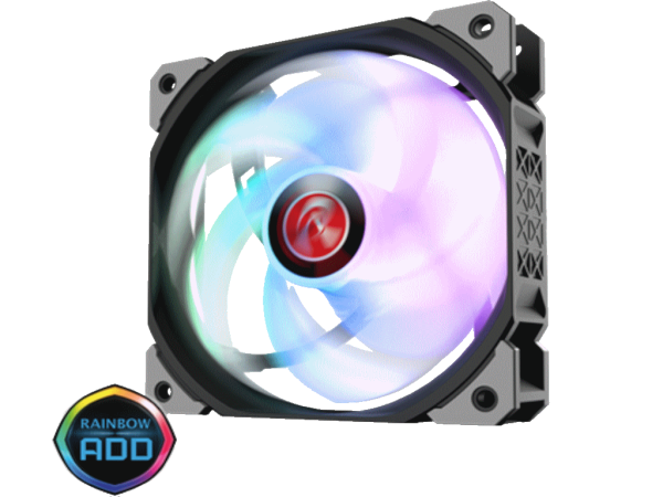 Kuler RAIJINTEK Ageras 12 ARGB-2 crna' ( '36162' )