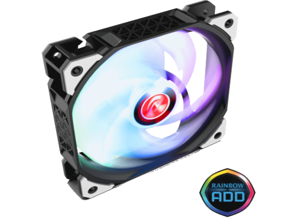 Kuler RAIJINTEK Ageras 12 ERGB-3 crna' ( '36163' )