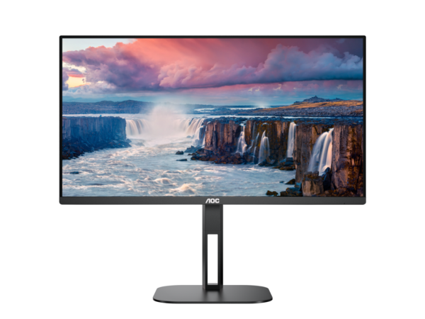 Monitor AOC Q27V5C/BK 27''/IPS/2560x1440/75Hz/4ms GtG/HDMI,DP,USB/freesync/pivot,visina/zvučnici/crna