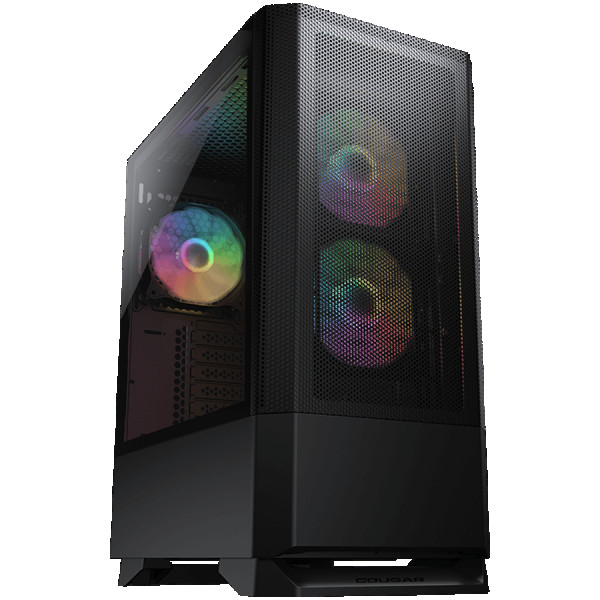 COUGAR MX430 Mesh RGB PC Case, Mid Tower, Black ( CGR-51C6B-MESH-RGB )