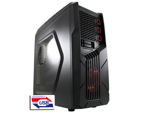 Kućište LC Power 989B Protector Midi-Tower ATX Micro-ATX Mini-ITX Gaming crna' ( '006201' )