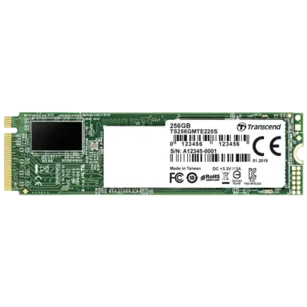 SSD M.2 NVME 256GB Transcend TS256GMTE220S 3500MBS/1100 MB/s