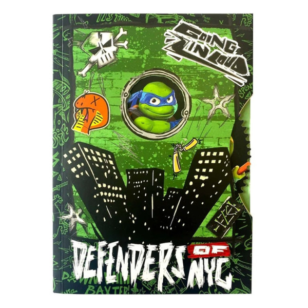 TMNT - A5 Spinner Notebook - Mayhem