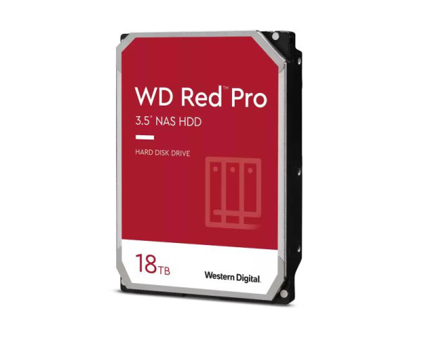 WD 18TB 3.5'' SATA III 512MB 7.200rpm WD181KFGX Red Pro hard disk