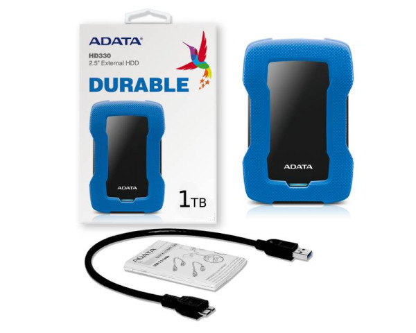 A-DATA 1TB 2.5 inča AHD330-1TU31-CBL plavi eksterni hard disk