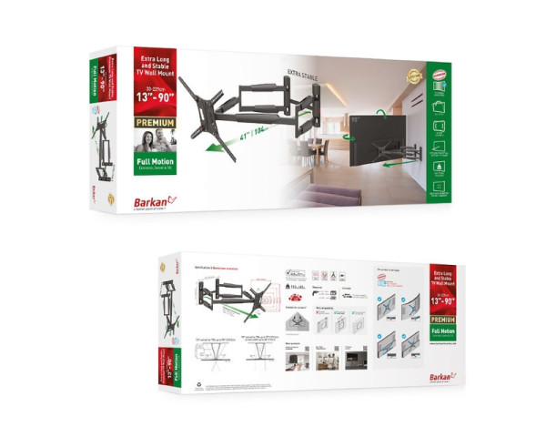 BARKAN BM466XP LCD TV zglobni zidni nosač do 90 inča 