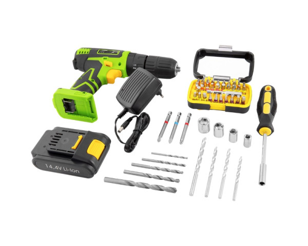 FIELDMANN FDV 10352-55AR Akumulatorska bušilica 14.4V + pribor 