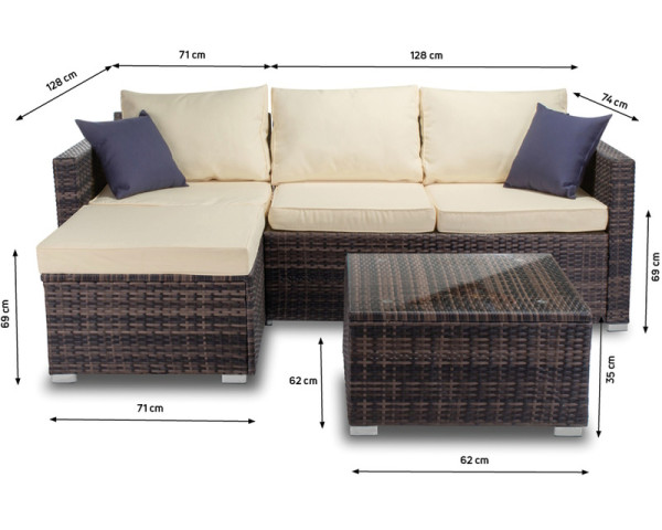 FIELDMANN FDZN 6060-PR Baštenska garnitura SOFIE 