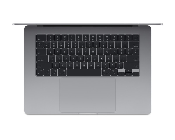 APPLE MacBook Air 15.3 inch M2 8-core CPU 10-core GPU 8GB 256GB SSD Space Grey laptop (mqkp3ze/a) 